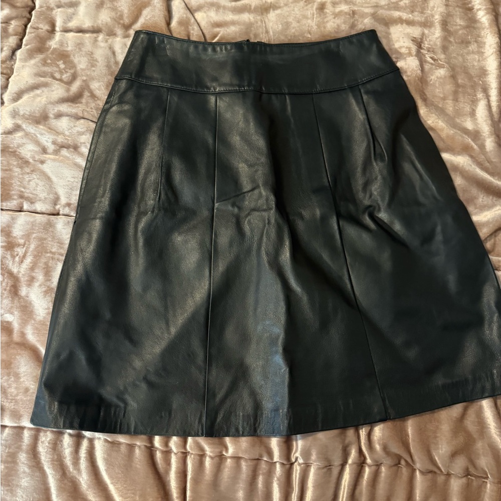 White House Black Market Black A-Line Skirt